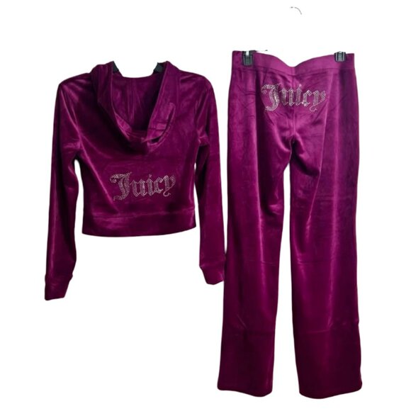 Juicy Couture Velour Violet Sunset Tracksuit - Picture 1 of 3
